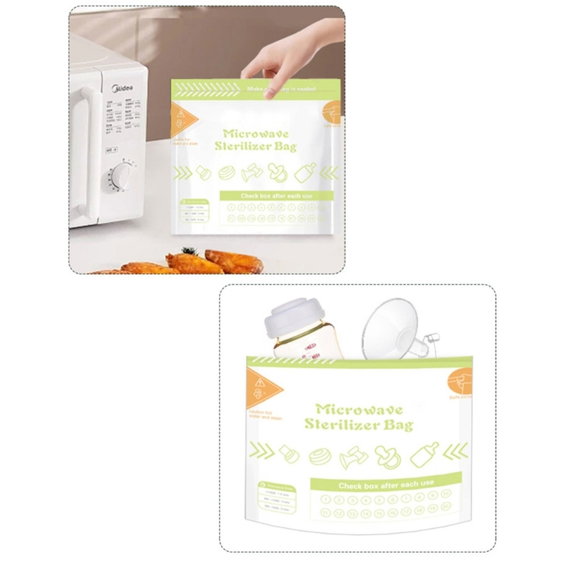 10 Sheets/set Reusable Microwa - Zwitsal Baby Products ulasan dan harga