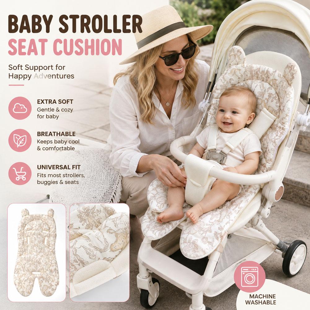 Baby Stroller Seat Cushion Sof - Infant Car Seat Cover ulasan dan harga
